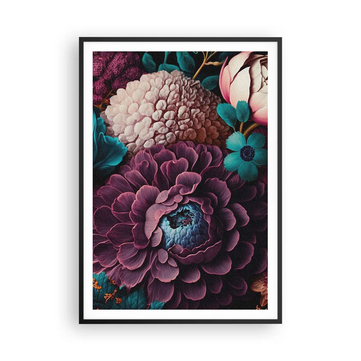 Plakat i sort ramme - Natur i overflod - 70x100 cm