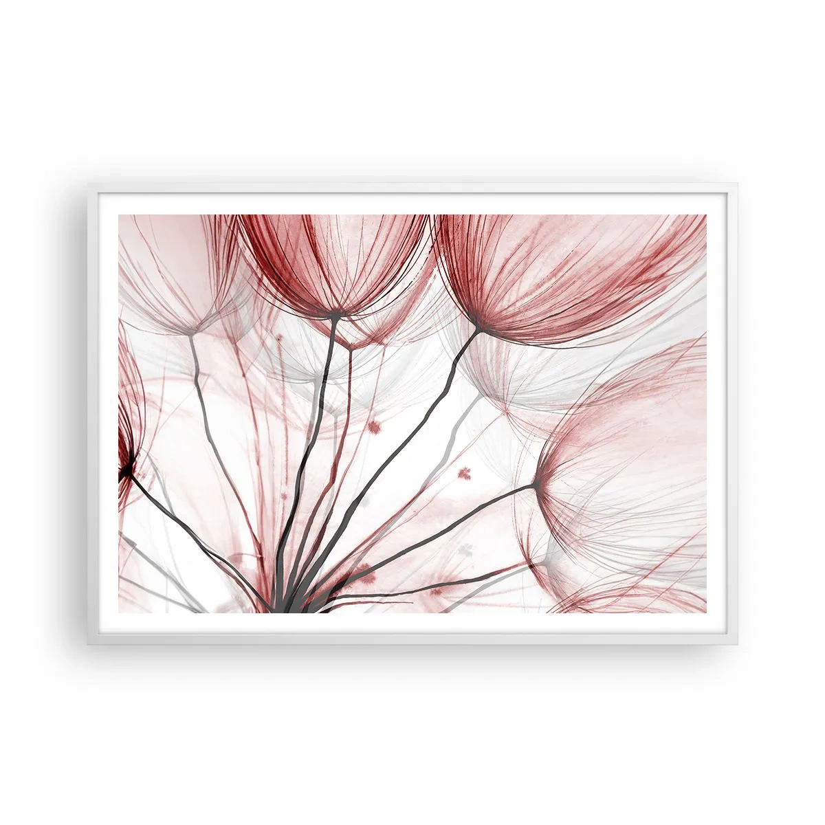 Plakat i hvid ramme - Før afgang - 100x70 cm