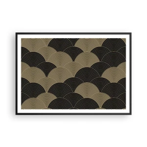 Plakat i sort ramme - Enhed i mangfoldighed - 100x70 cm