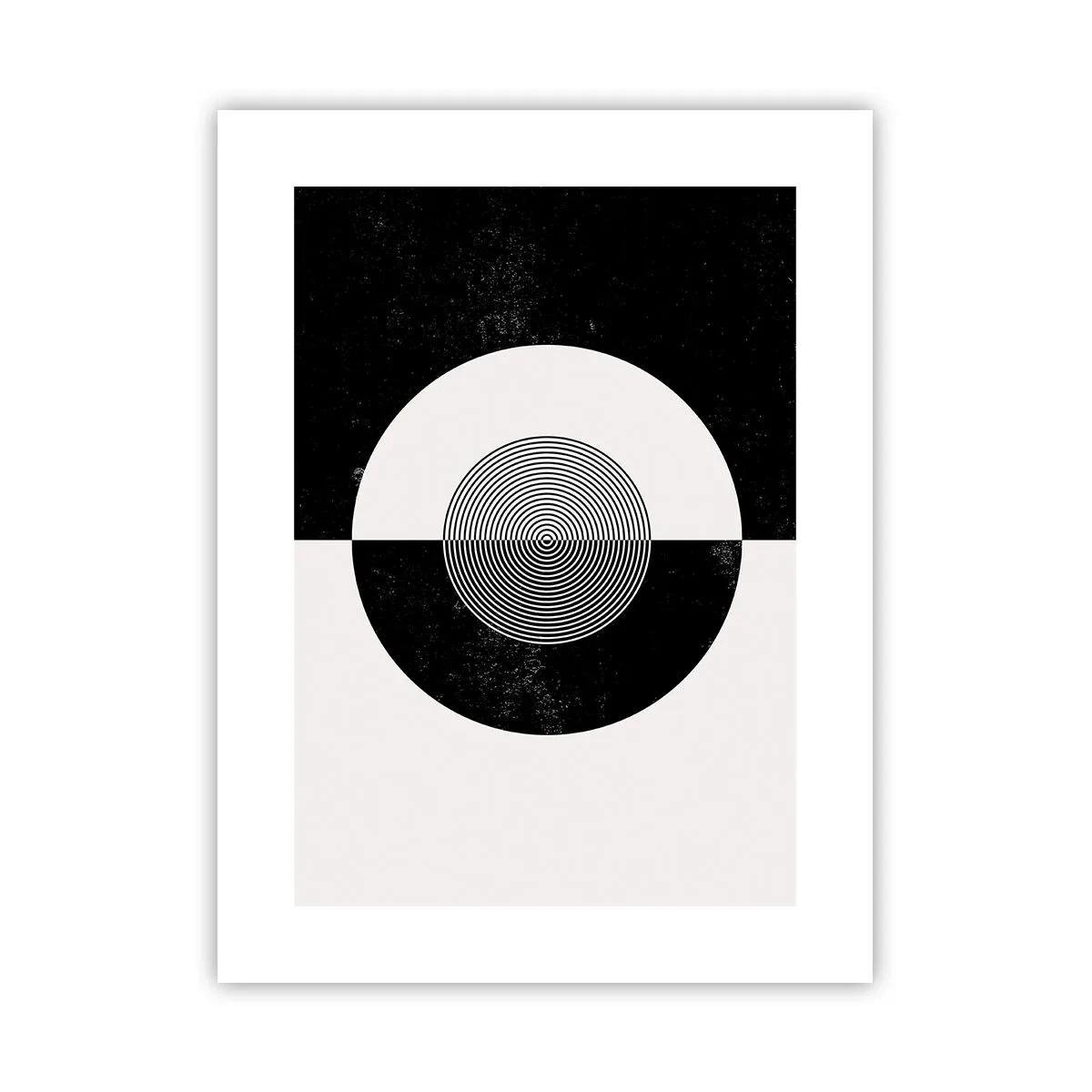 Plakat - Harmoni i sort og hvidt - 30x40 cm