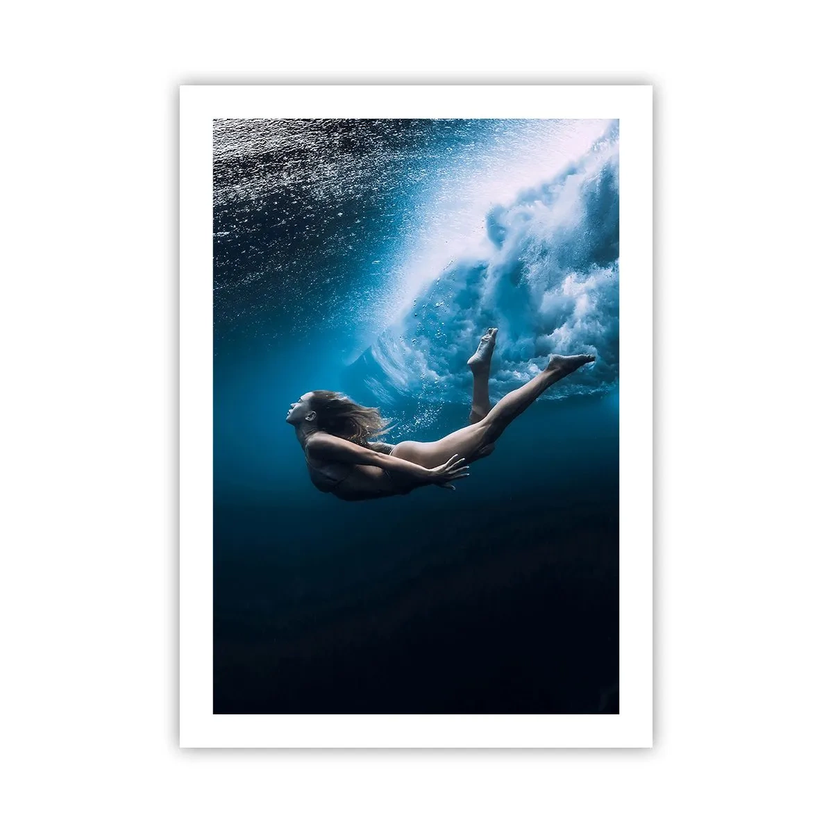 Plakat - Den moderne havfrue - 50x70 cm