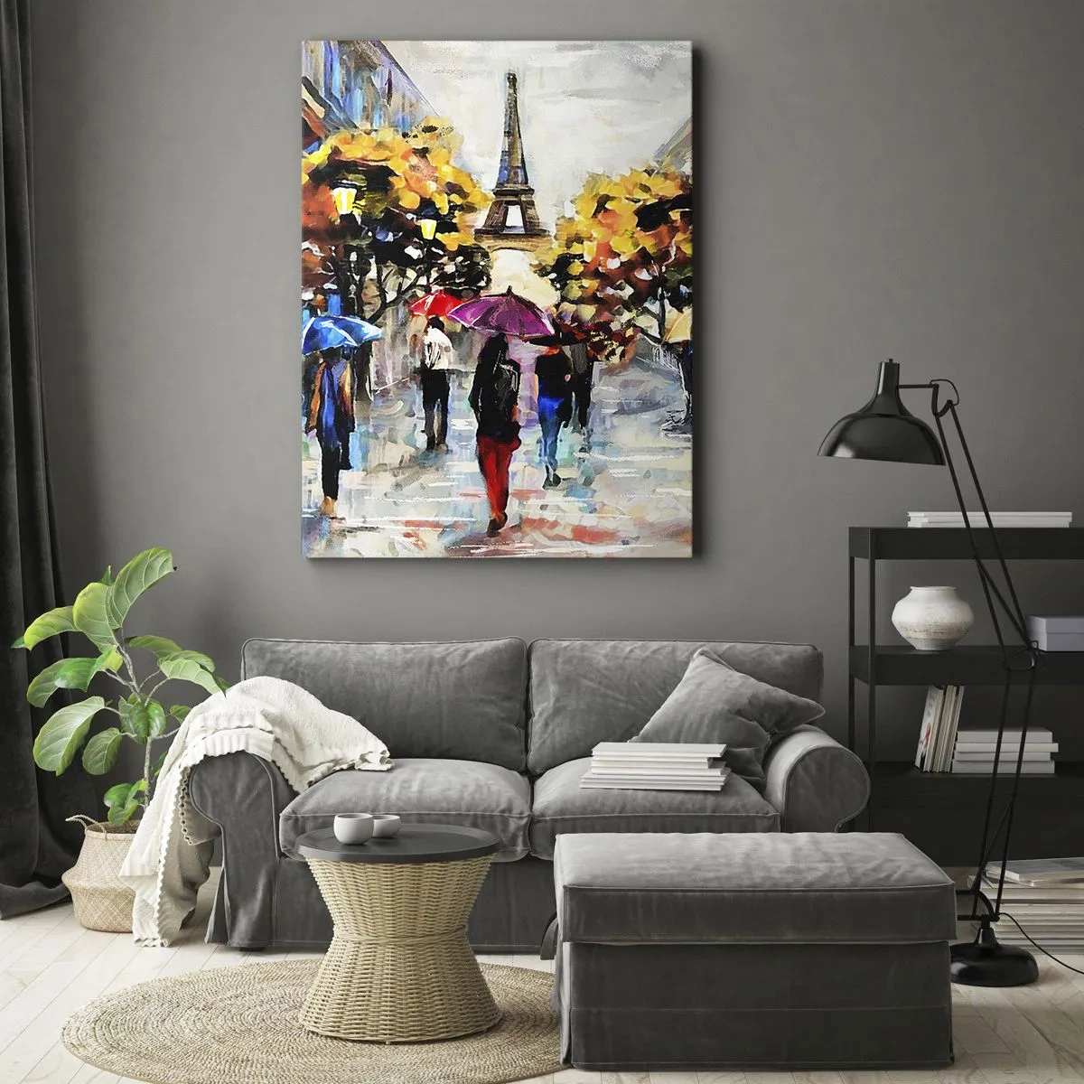 Lærredstryk - Billede på lærred - Særligt smuk om efteråret - 50x70 cm