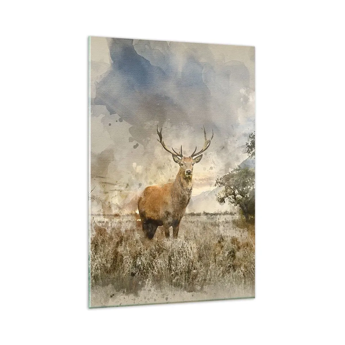 Billede på glas - Værdighed - styrke - værdighed - 80x120 cm