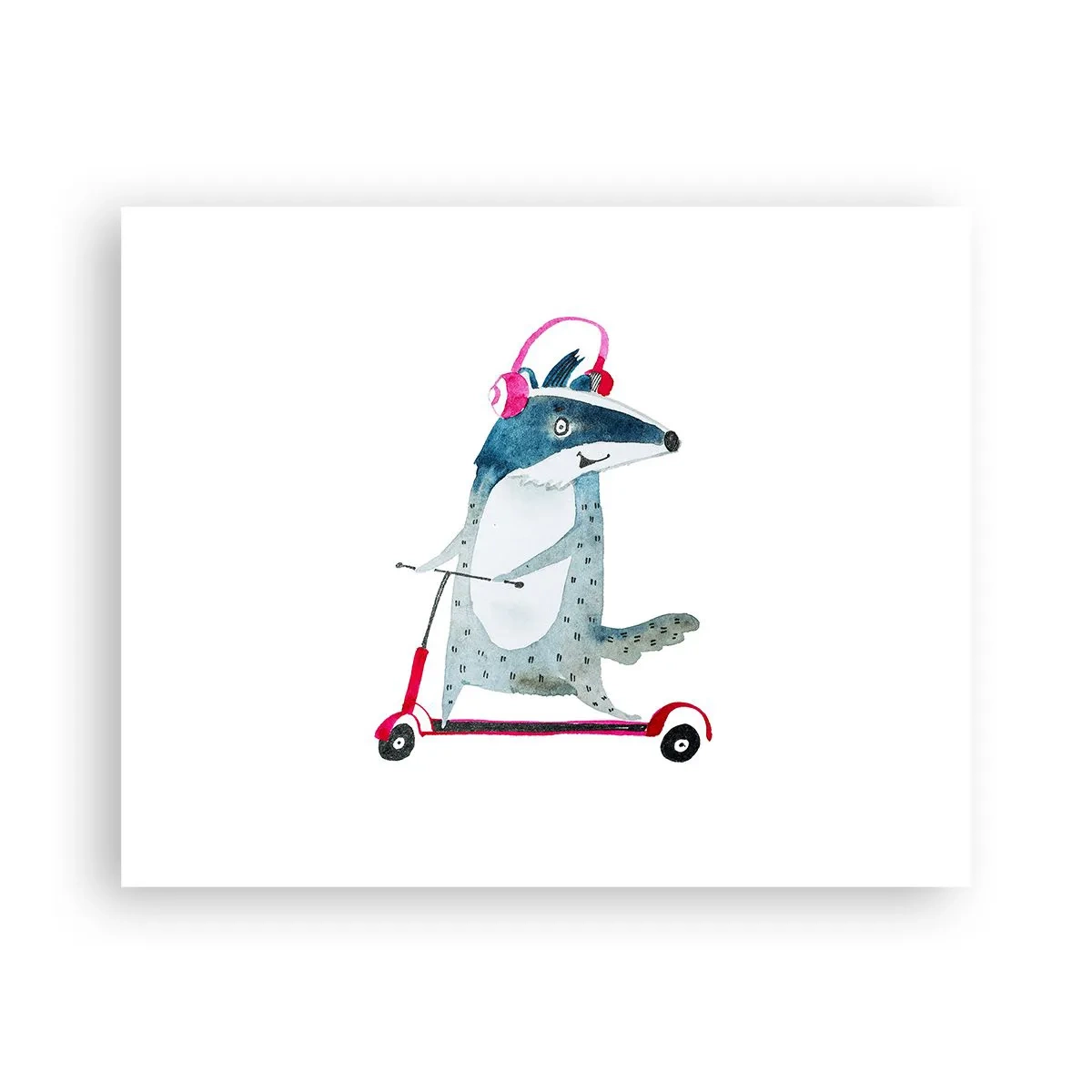 Plakat - Grævlingens glæder - 50x40 cm