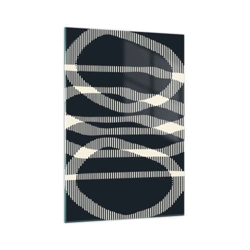 Billede på glas - Forsøg på at bryde igennem mørket - 70x100 cm