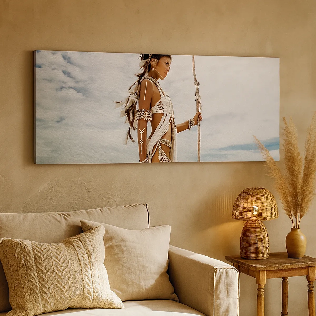 Lærredstryk - Billede på lærred - Dronning af troperne - 30x30 cm