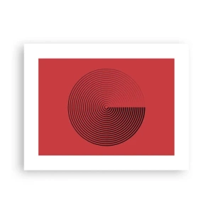 Plakat - Cirkulær bevægelse - 40x30 cm