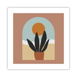 Plakat - Små glæder - 40x40 cm