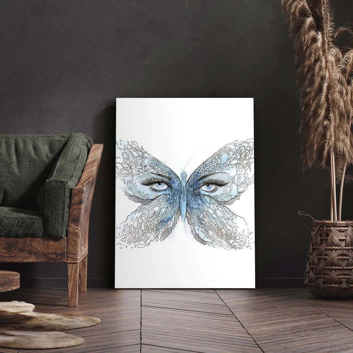 Lærredstryk - Billede på lærred - Eros bedemantis - 70x100 cm
