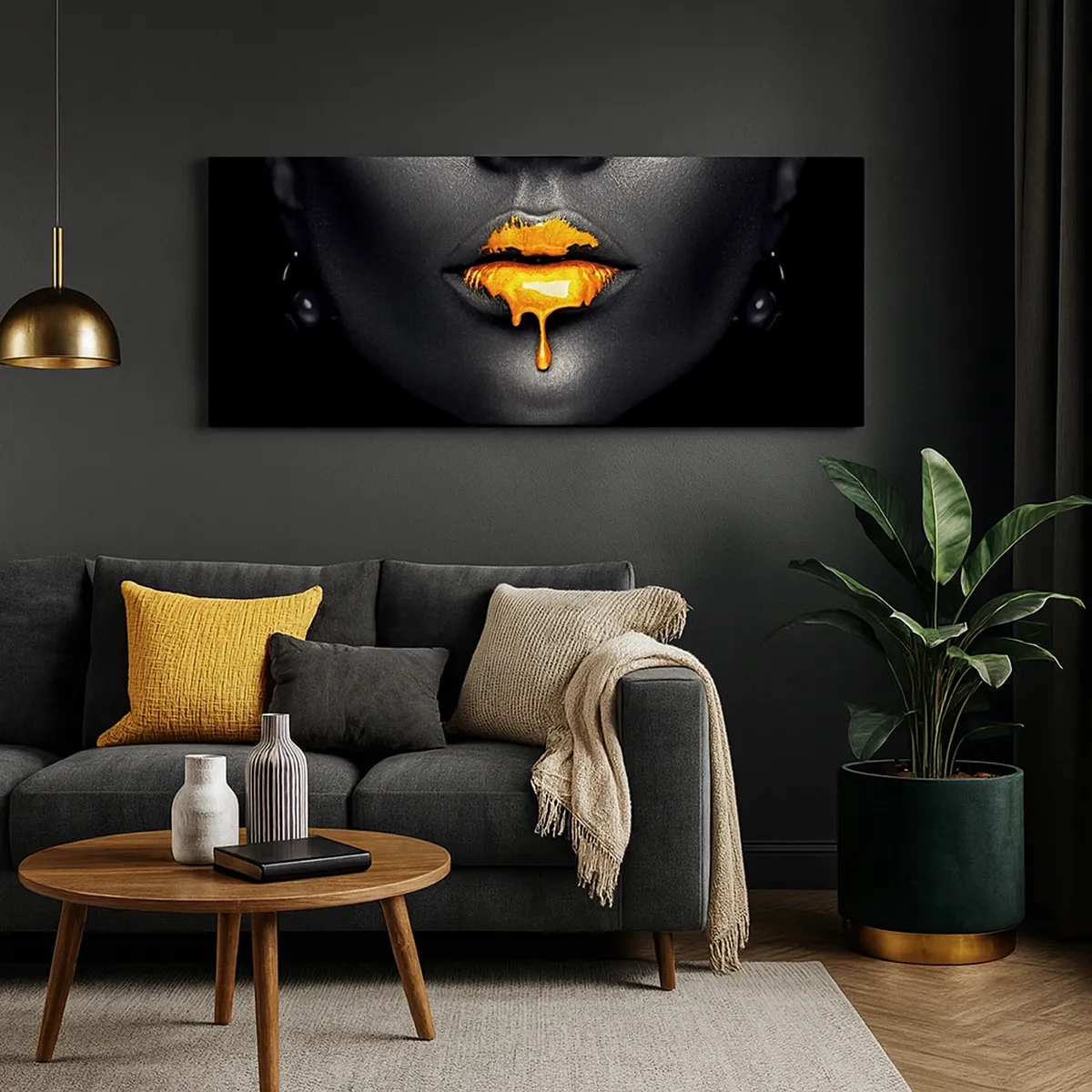 Lærredstryk - Billede på lærred - Gyldenmund - 30x30 cm