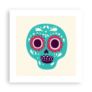 Plakat - Livet - sjovt indtil døden - 40x40 cm