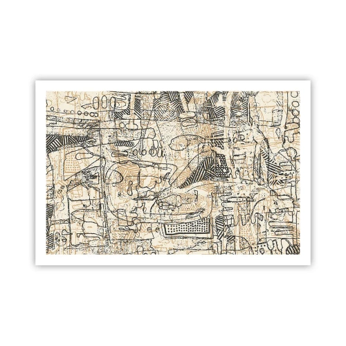 Plakat - Venter på at blive afkodet - 91x61 cm