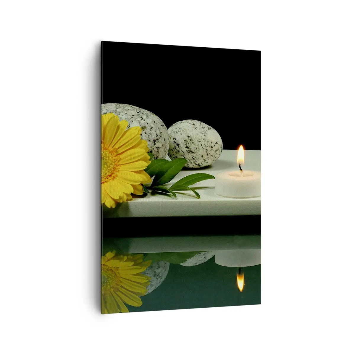 Lærredstryk - Billede på lærred - Beroliger sanserne - 80x120 cm