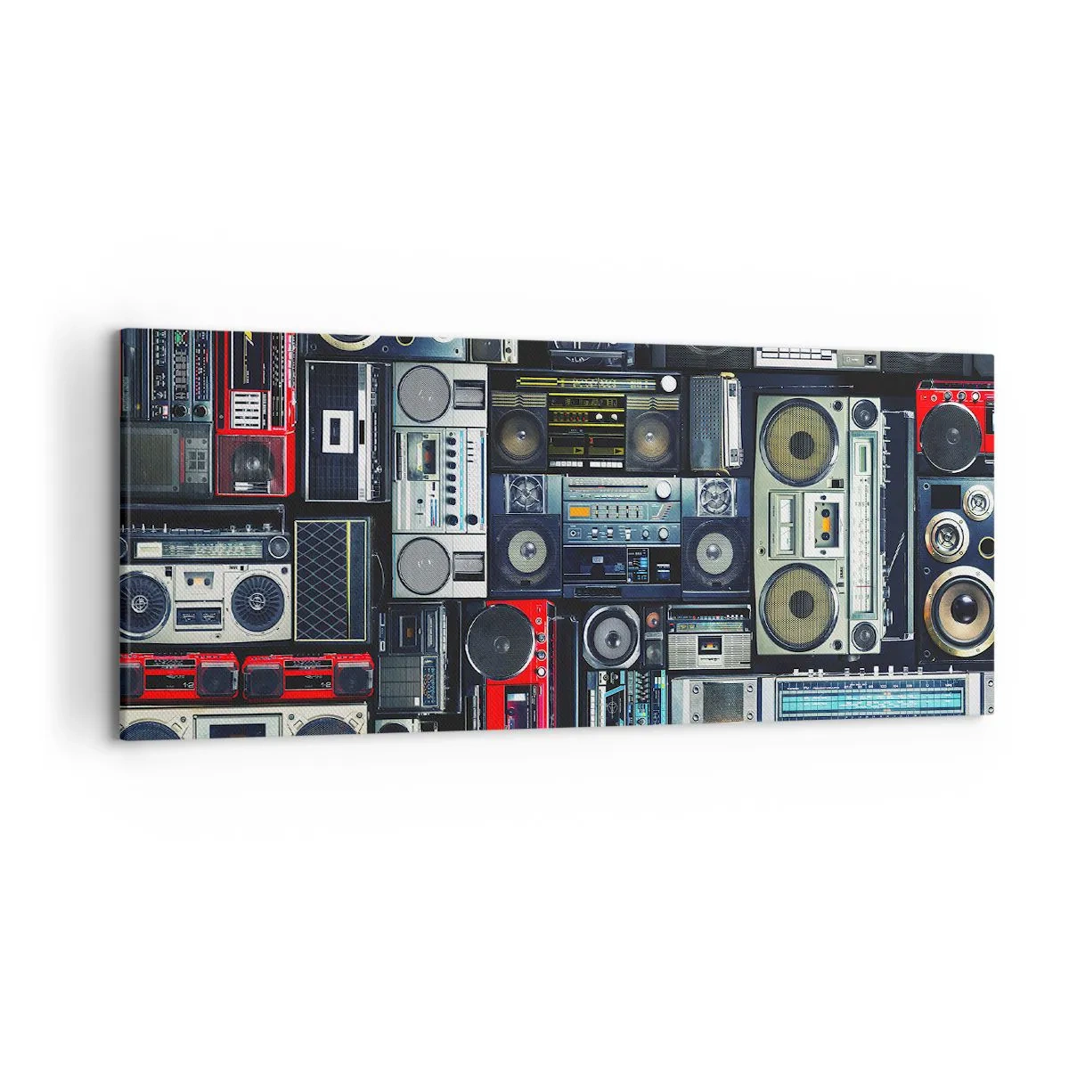 Lærredstryk - Billede på lærred - Nostalgi for 1980'erne. - 120x50 cm