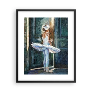 Plakat i sort ramme - Før showet - 40x50 cm