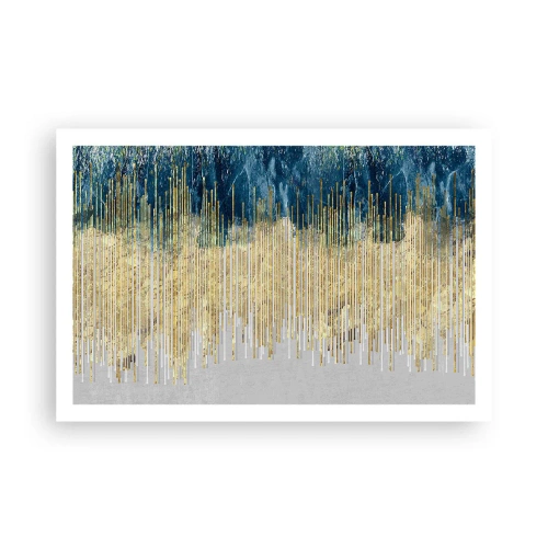 Plakat - Forgyldt grænse - 91x61 cm