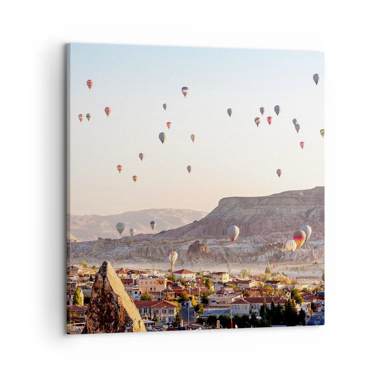 Lærredstryk - Billede på lærred - Som skibe på himlen - 50x50 cm