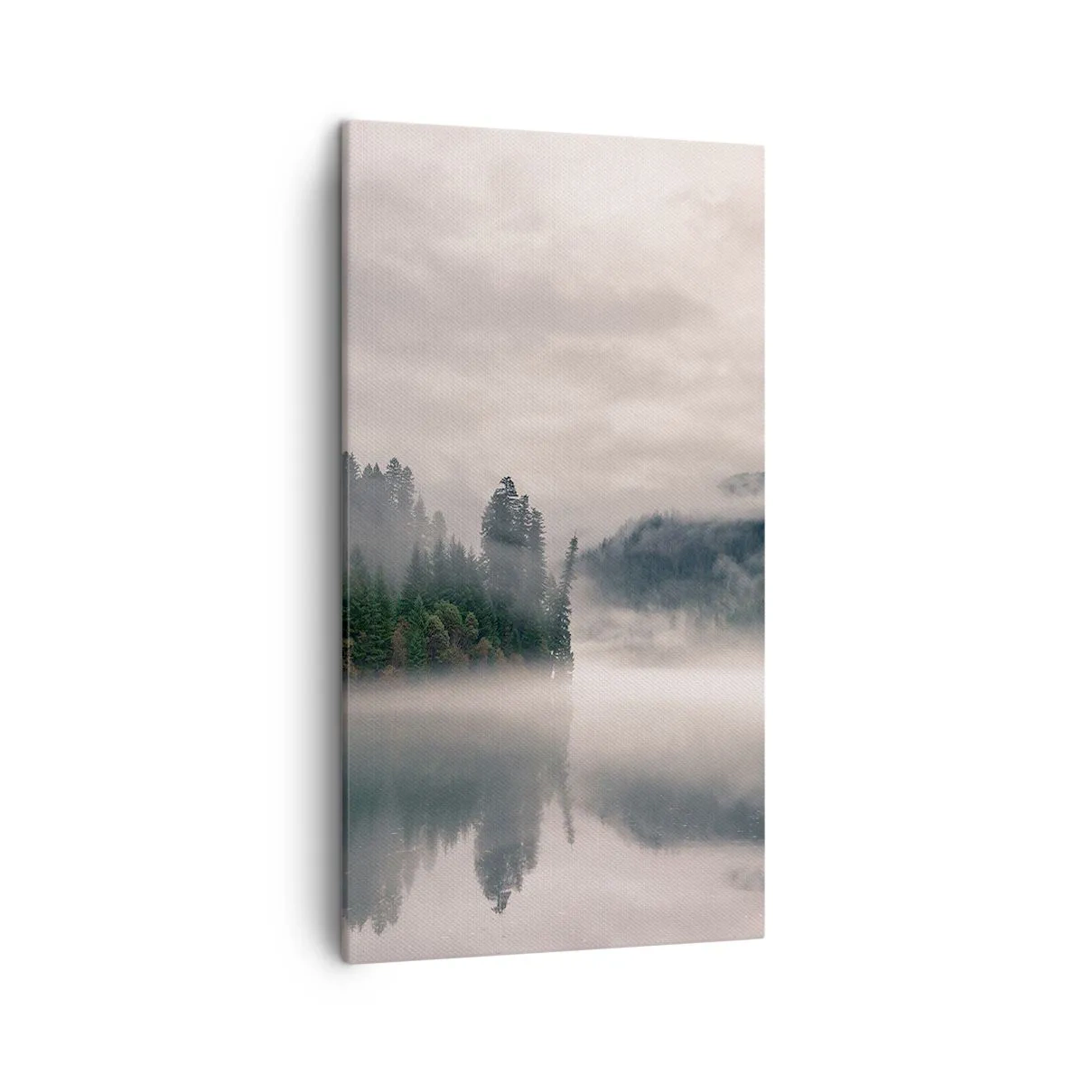 Lærredstryk - Billede på lærred - I drømmen, i tågen - 45x80 cm