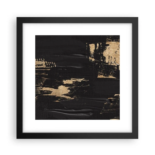 Plakat i sort ramme - Et spor af berøring - 30x30 cm