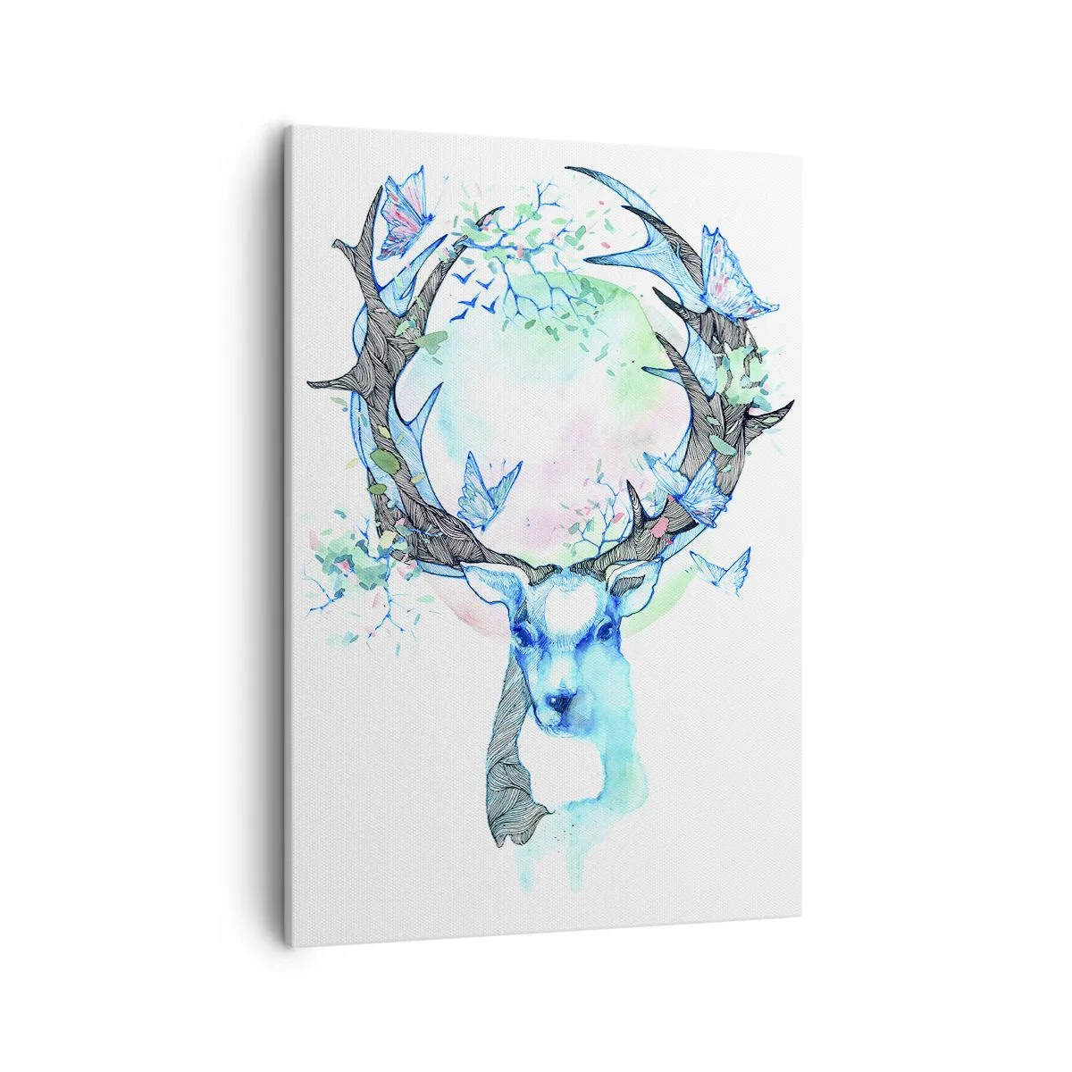 Lærredstryk - Billede på lærred - Naturens styrke og følsomhed - 50x70 cm