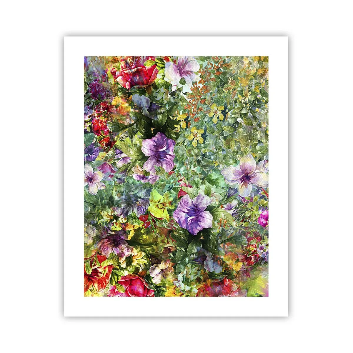 Plakat - Ind i blomsterne ved fortabelse - 40x50 cm