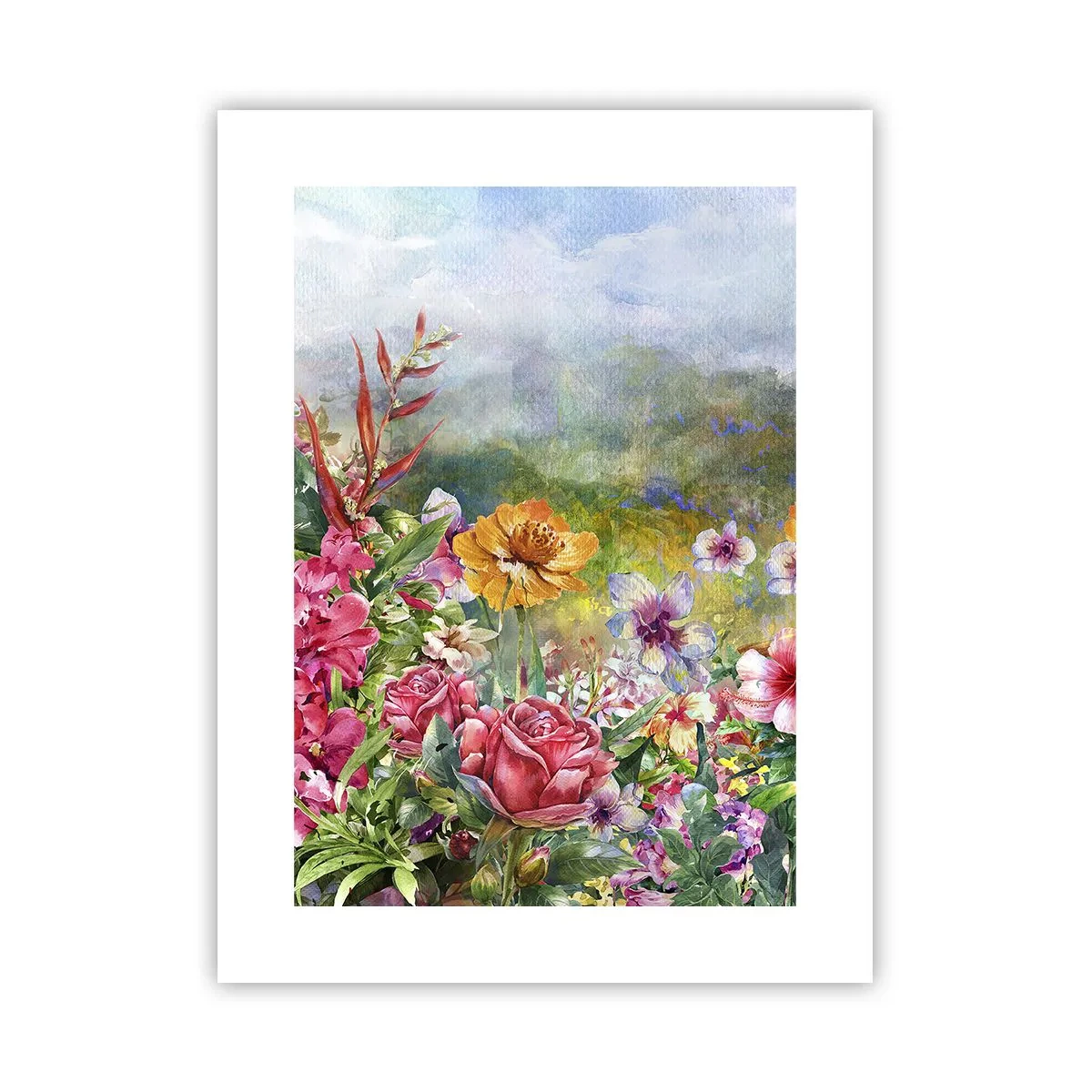 Plakat - En have, der er gået amok - 30x40 cm