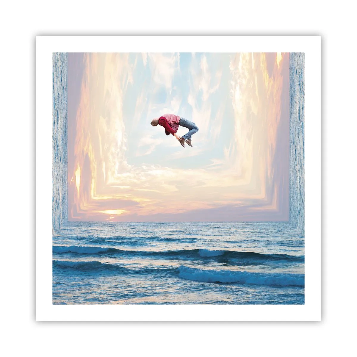 Plakat - Til en anden dimension - 60x60 cm
