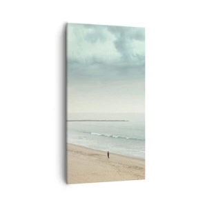 Lærredstryk - Billede på lærred - På jagt efter fred - 55x100 cm