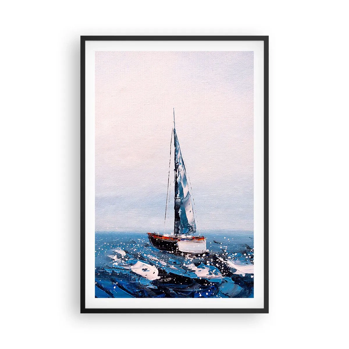 Plakat i sort ramme - Vindens broderskab - 61x91 cm