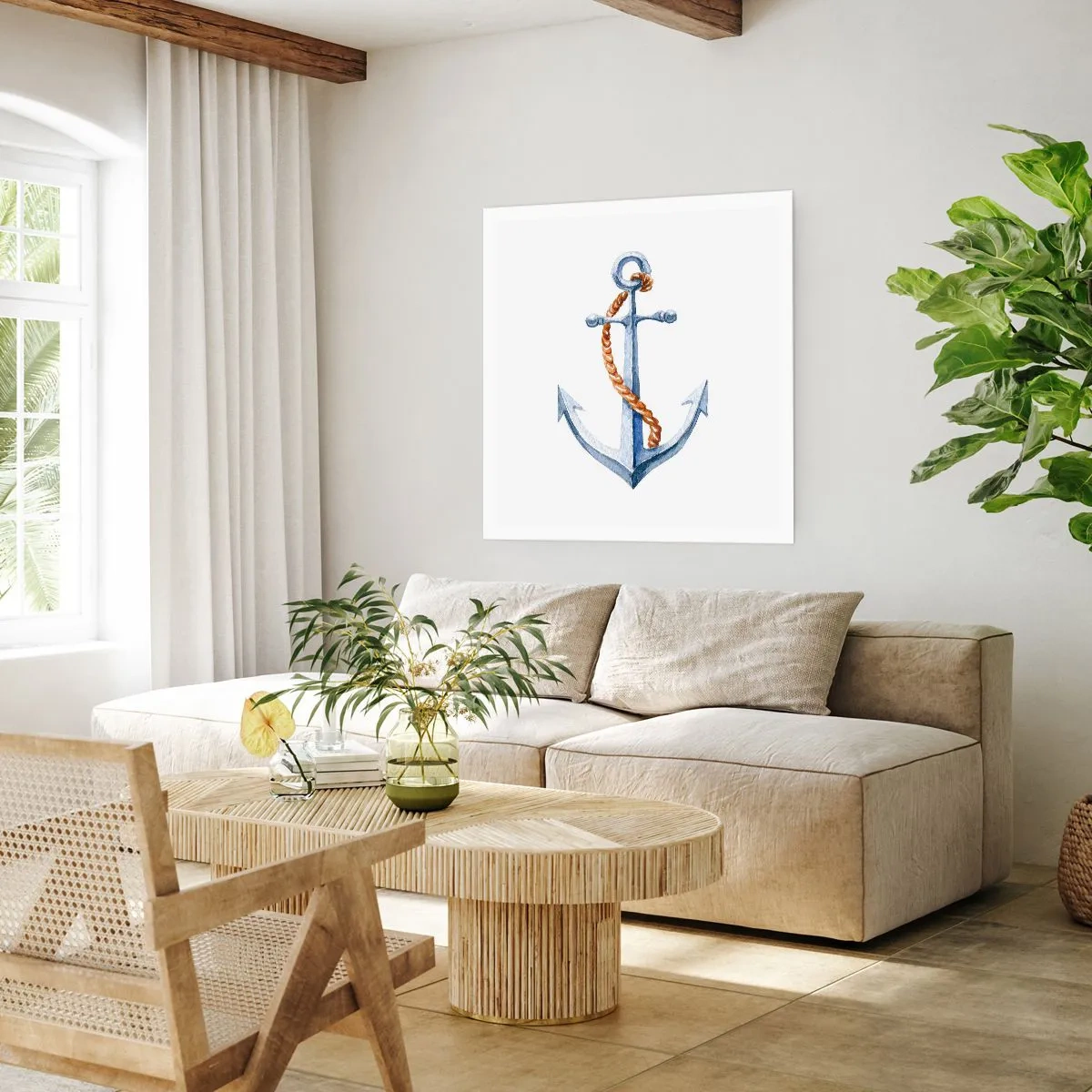 Plakat - Ahoj eventyr! - 60x60 cm