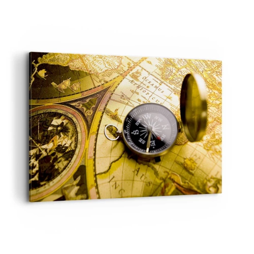 Lærredstryk - Billede på lærred - Eller måske til verdens ende? - 100x70 cm