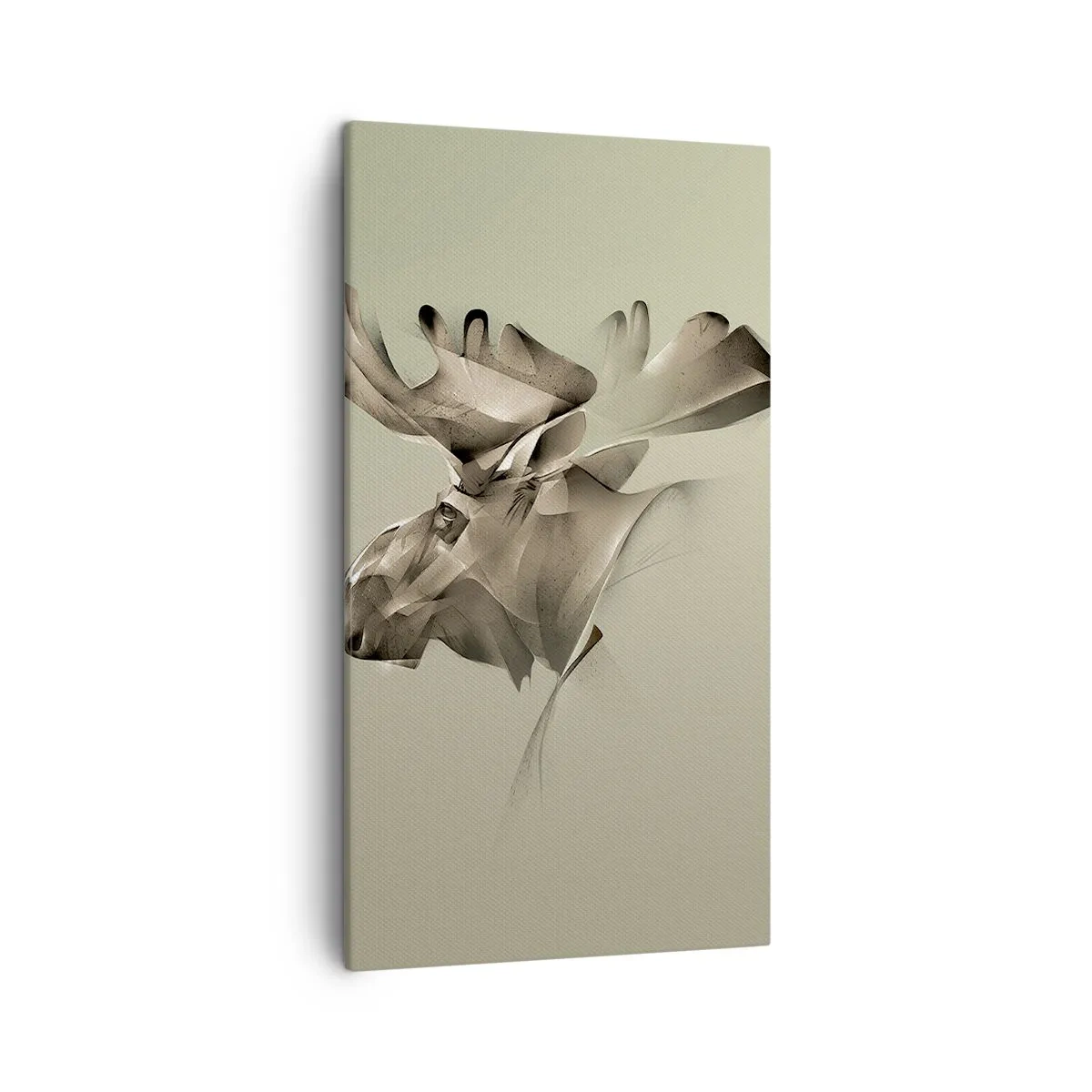 Lærredstryk - Billede på lærred - Den blide kraft af ro - 45x80 cm