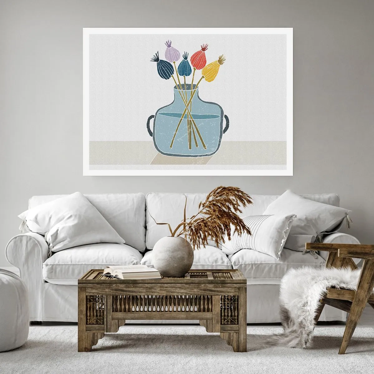 Plakat - Som et valmuefrø - 91x61 cm