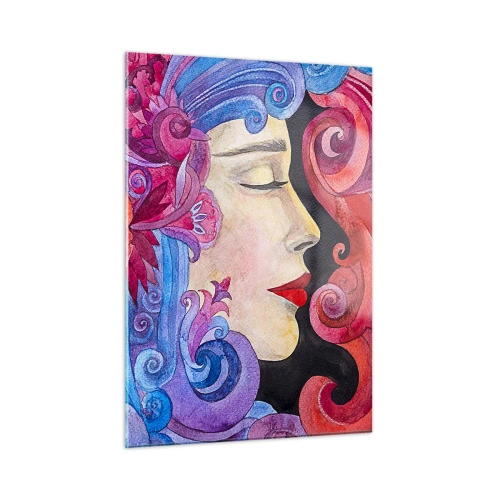 Billede på glas - Art Nouveau er stadig i live - 50x70 cm