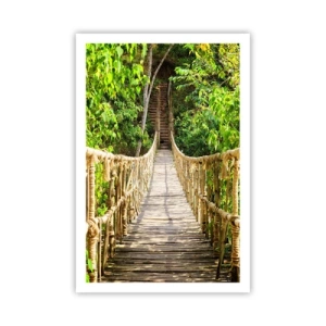 Plakat - Ophængt i grønt - 61x91 cm
