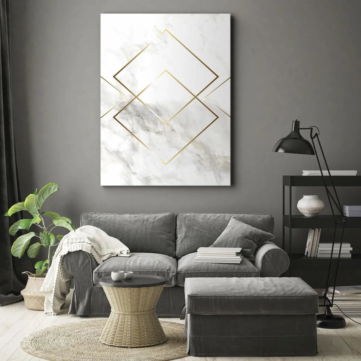 Lærredstryk - Billede på lærred - Udsigt til det uendelige - 50x70 cm