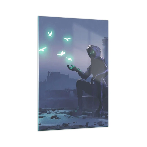 Billede på glas - Livet vil vende tilbage - 70x100 cm