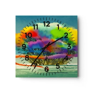 Vægur, Uret - Giv liv til denne verden - 40x40 cm