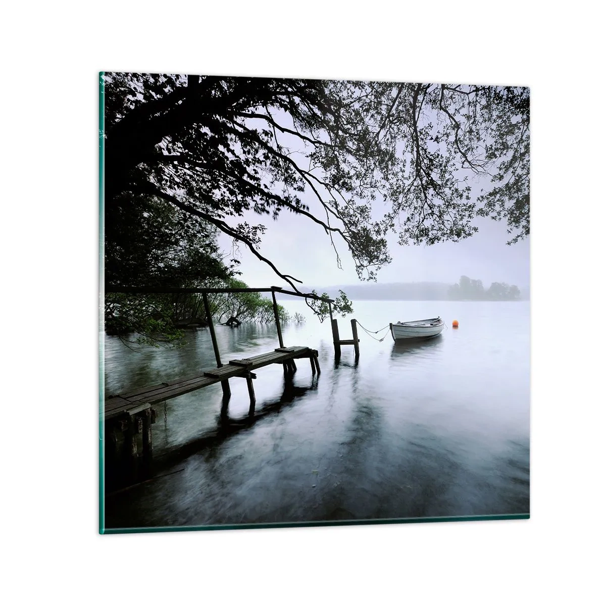 Billede på glas - Du hviler allerede - 50x50 cm