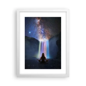 Plakat i hvid ramme - Absolut harmoni - 30x40 cm