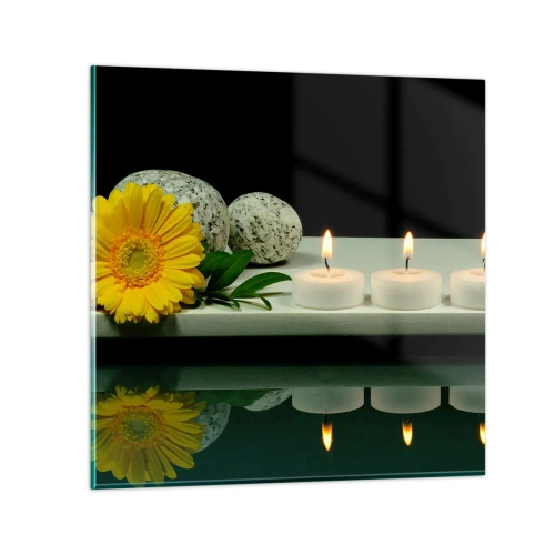 Billede på glas - Beroliger sanserne - 40x40 cm