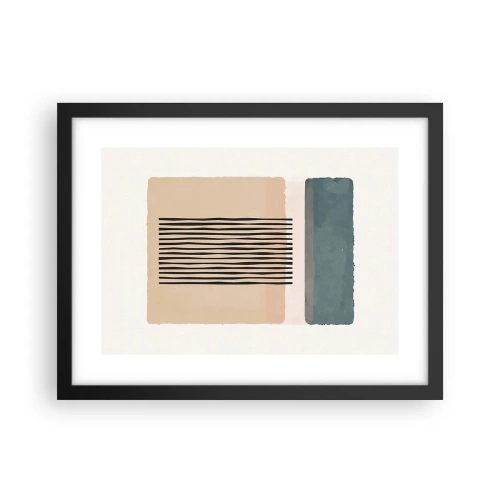 Plakat i sort ramme - Alt er i god stand - 40x30 cm