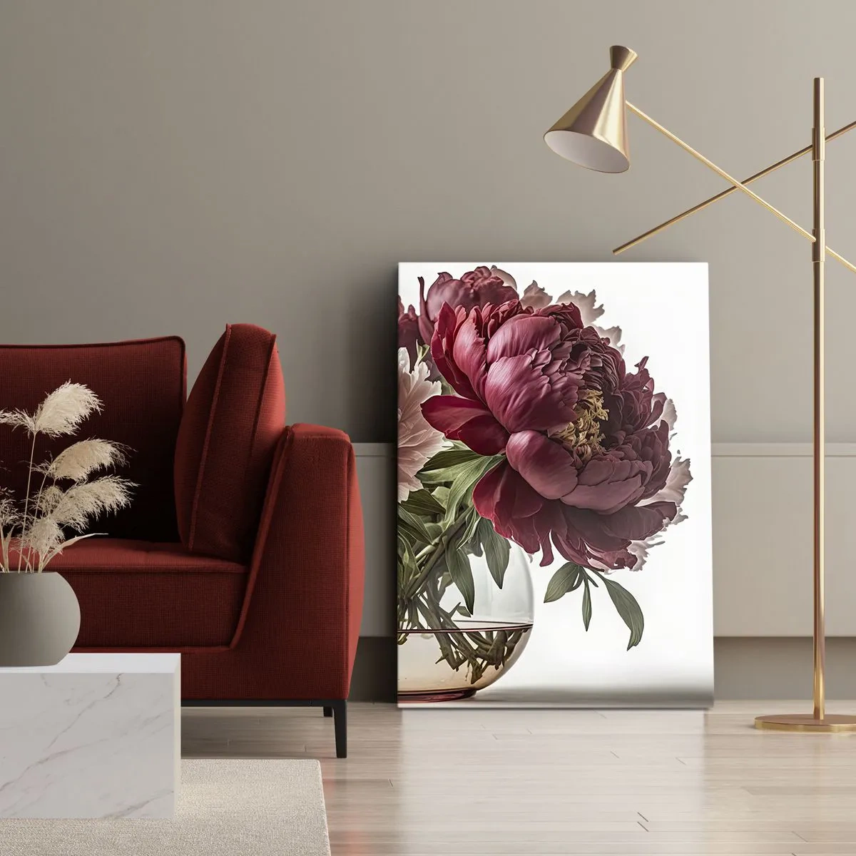 Lærredstryk - Billede på lærred - I fuldt flor af skønhed - 50x70 cm
