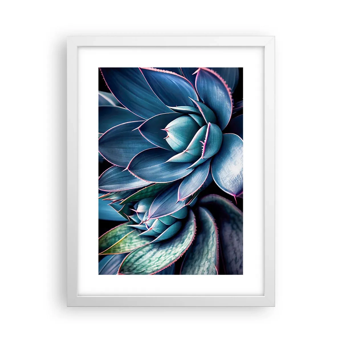 Plakat i hvid ramme - Vital kraft - 30x40 cm