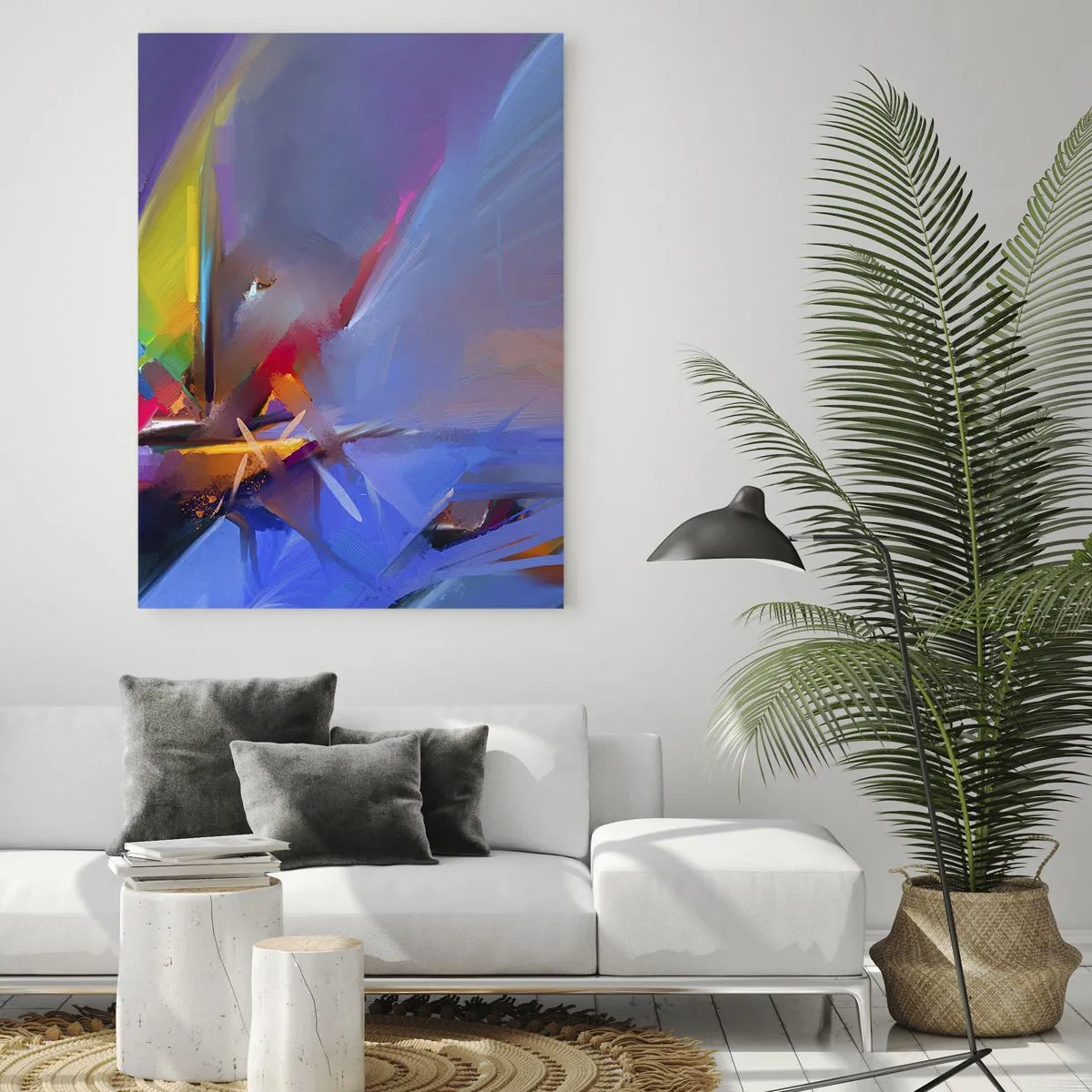 Billede på glas - Propeller som en fugl - 70x100 cm