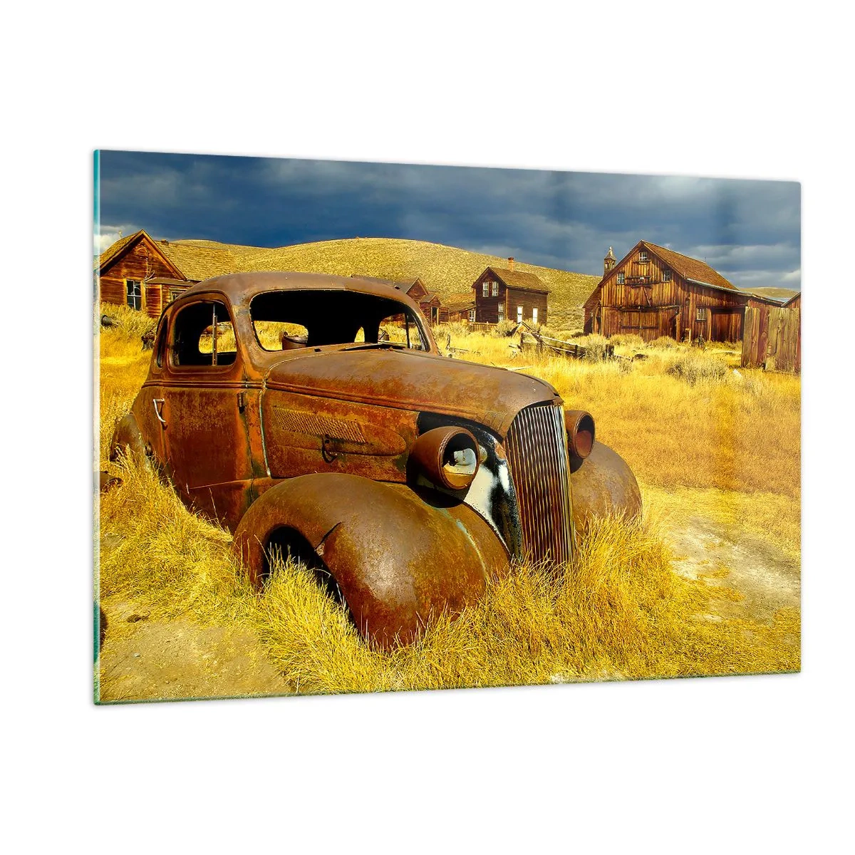 Billede på glas - Et velfortjent hvil - 120x80 cm