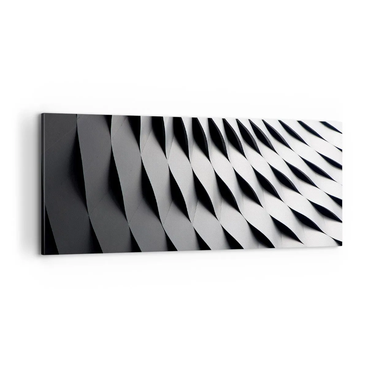 Lærredstryk - Billede på lærred - På bølgernes overflade - 100x40 cm