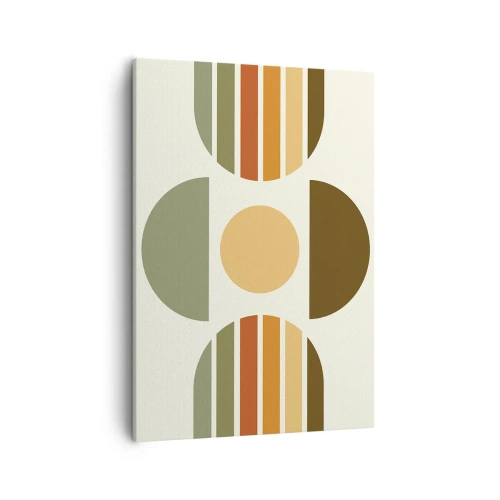 Lærredstryk - Billede på lærred - I jordfarver - 50x70 cm
