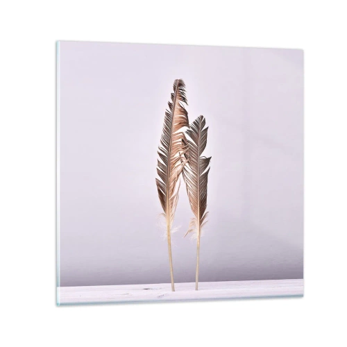 Billede på glas - Mod intetheden - 70x70 cm