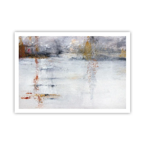 Plakat - Bag lufttæppet - 100x70 cm